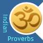 Indian proverbs Om sign