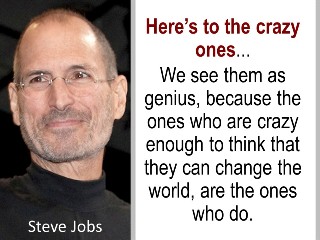 Steve Jobs quotes here's to the crazy ones