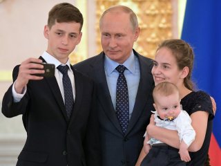 Putin and children