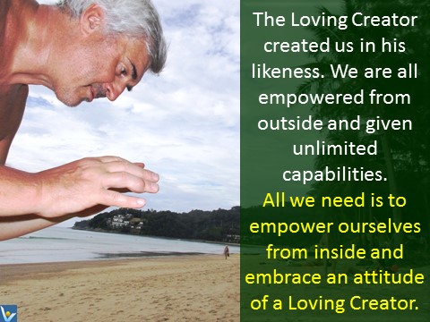 Strive to make the World better quotes Loving Creator Vadim Kotelnikov Russia