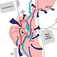 Battle of Stalingrad war map arrows