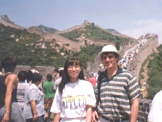 Vadim Kotelnikov at the Great Wall, China
