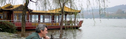 Vadim Kotelnikov in China, Hangzhou Lake